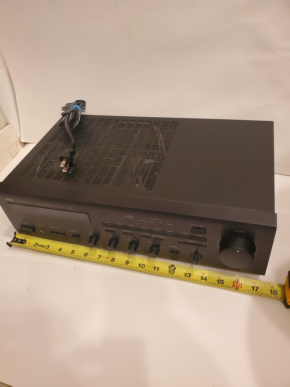 Yamaha Black Stereo Receiver Amplifier